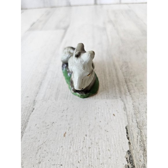 Vintage Italian donkey nativity village Xmas decor - Picture 2 of 10